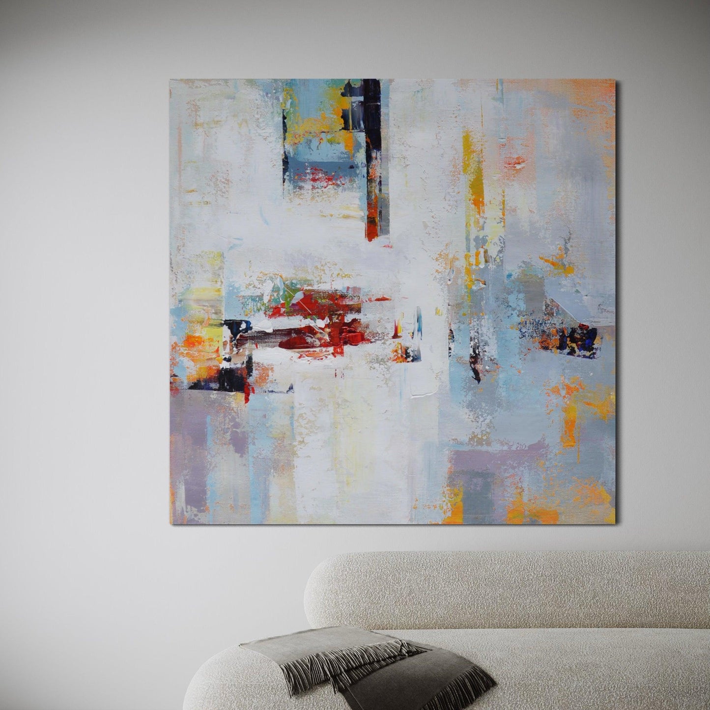 Whispers of the Cosmos: An Abstract Tapestry - Zelly Collection