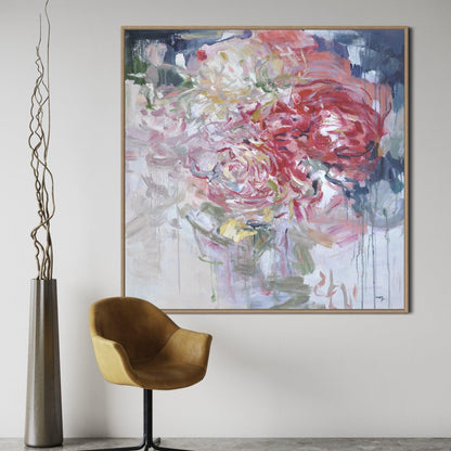 Blooms in Motion: Abstract Floral Fusion - Zelly Collection