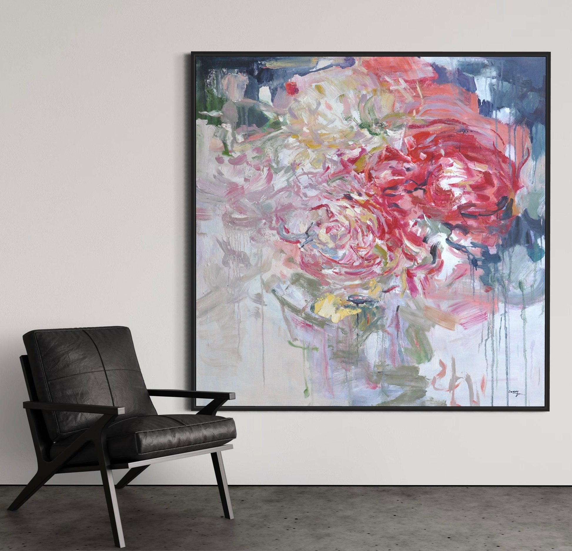 Blooms in Motion: Abstract Floral Fusion - Zelly Collection