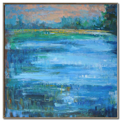 Tranquil Waters: The Blue Lake by Your Doorstep - Zelly Collection