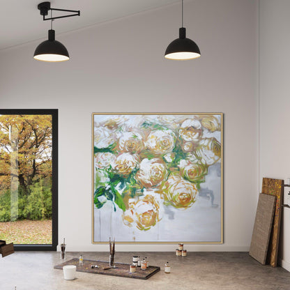 Golden Radiance: A Modern Yellow Rose - Zelly Collection