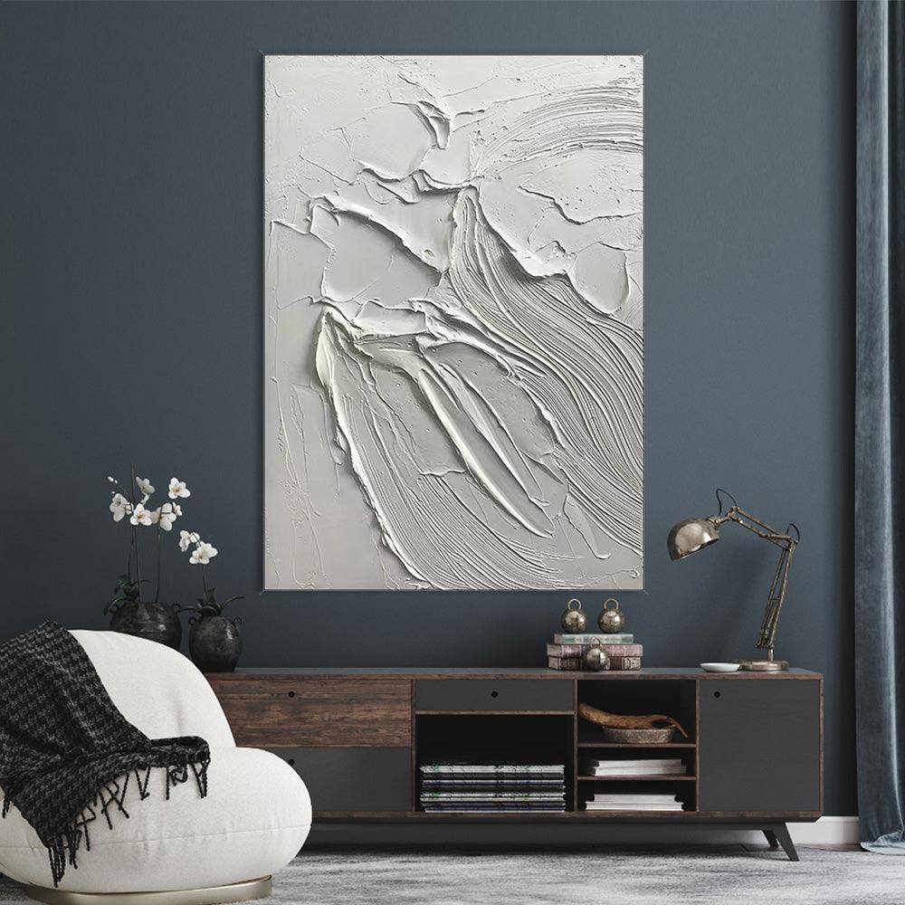 Silent Shores: Abstract Textured Seascape - Zelly Collection