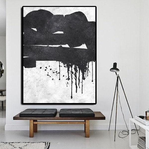 Eternal Harmony: Journey Through the Abyss of Monochrome Abstraction - Zelly Collection