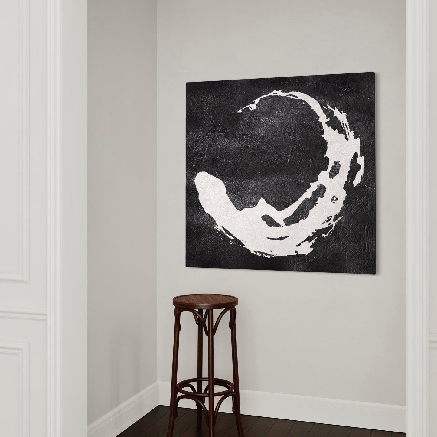 Beyond Shadows: A Zen Journey in Monochrome Minimalism - Zelly Collection