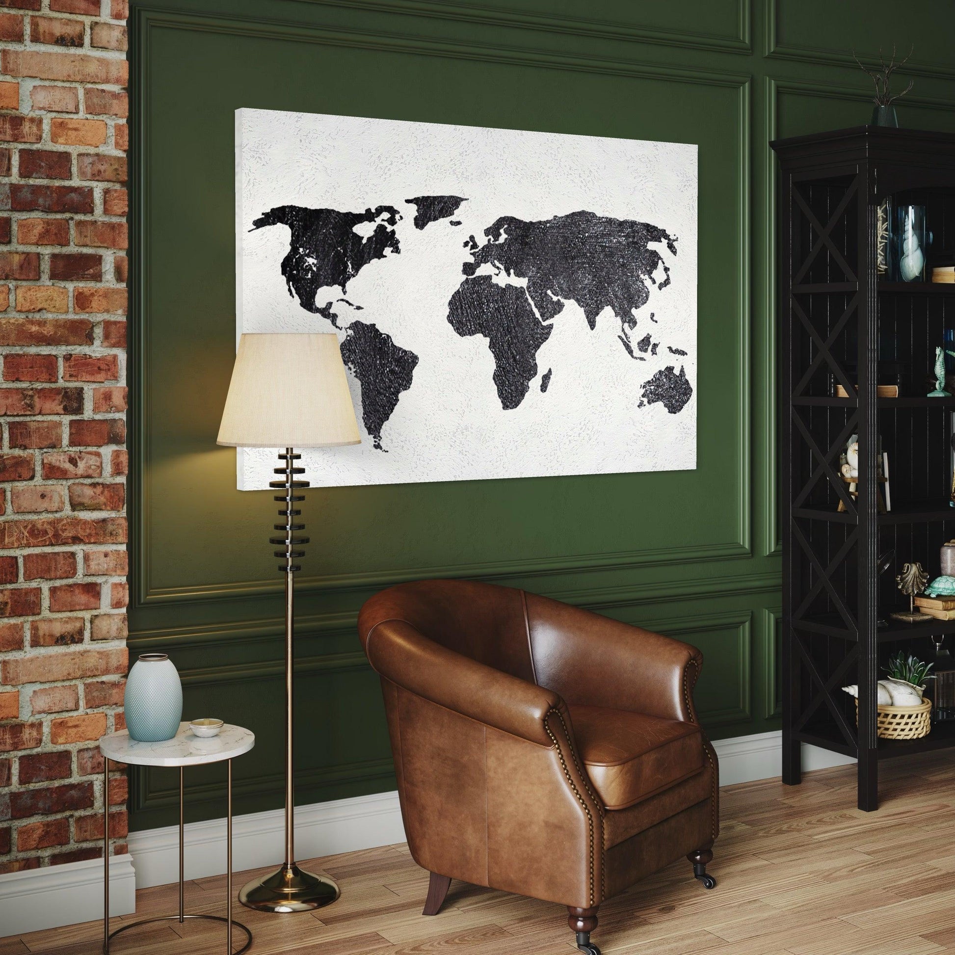 Shades of the World: A Minimalist Map - Zelly Collection