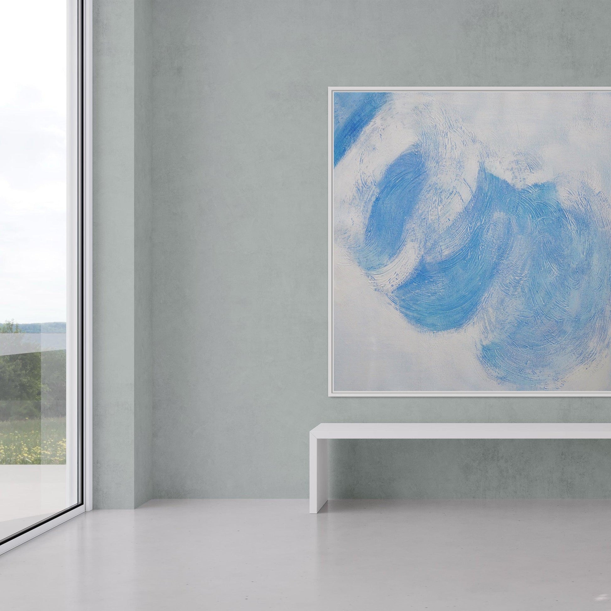 Let It Go: Serene Freedom a Minimalist Abstract - Zelly Collection