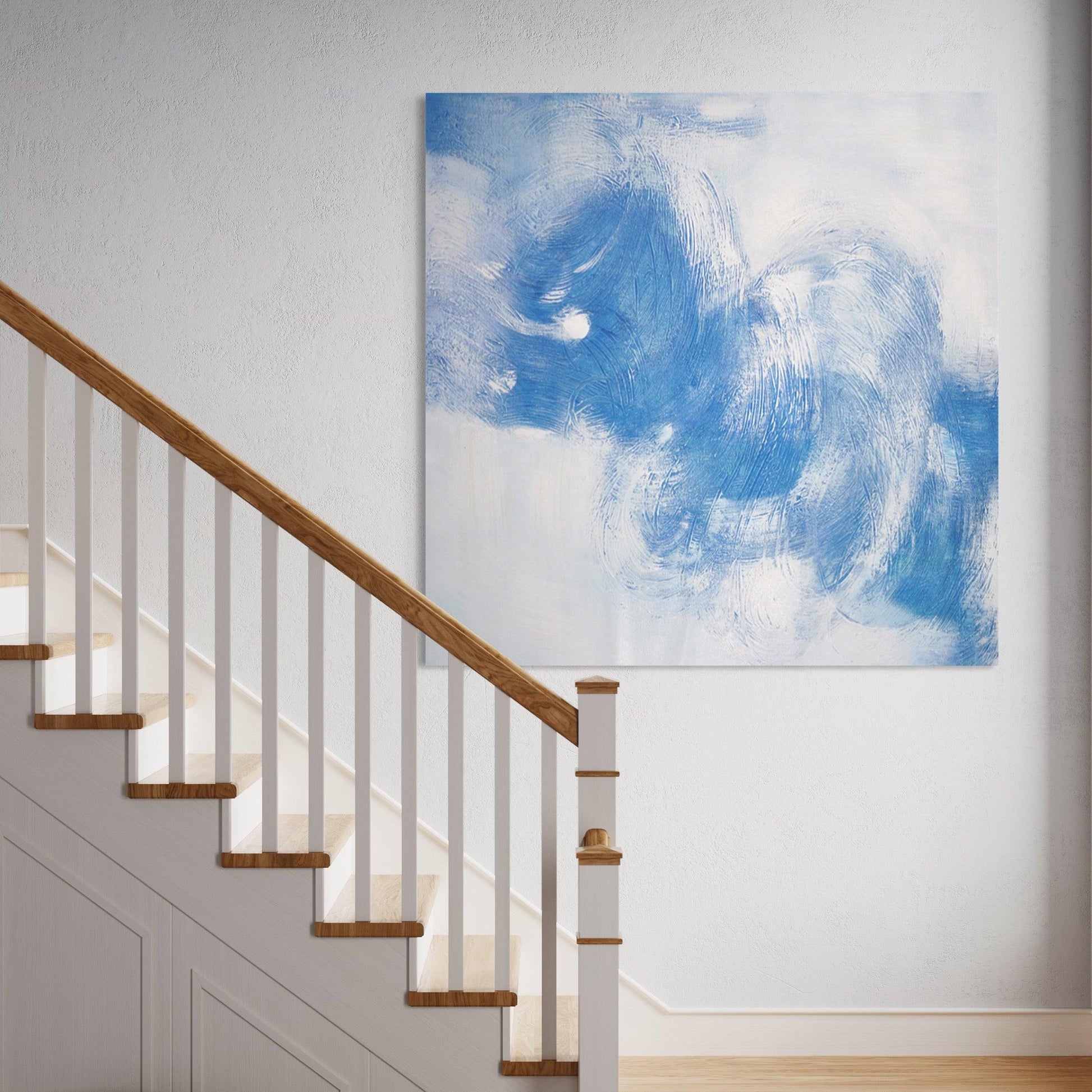 Blue Winds: Abstract Impressions Unleashed - Zelly Collection