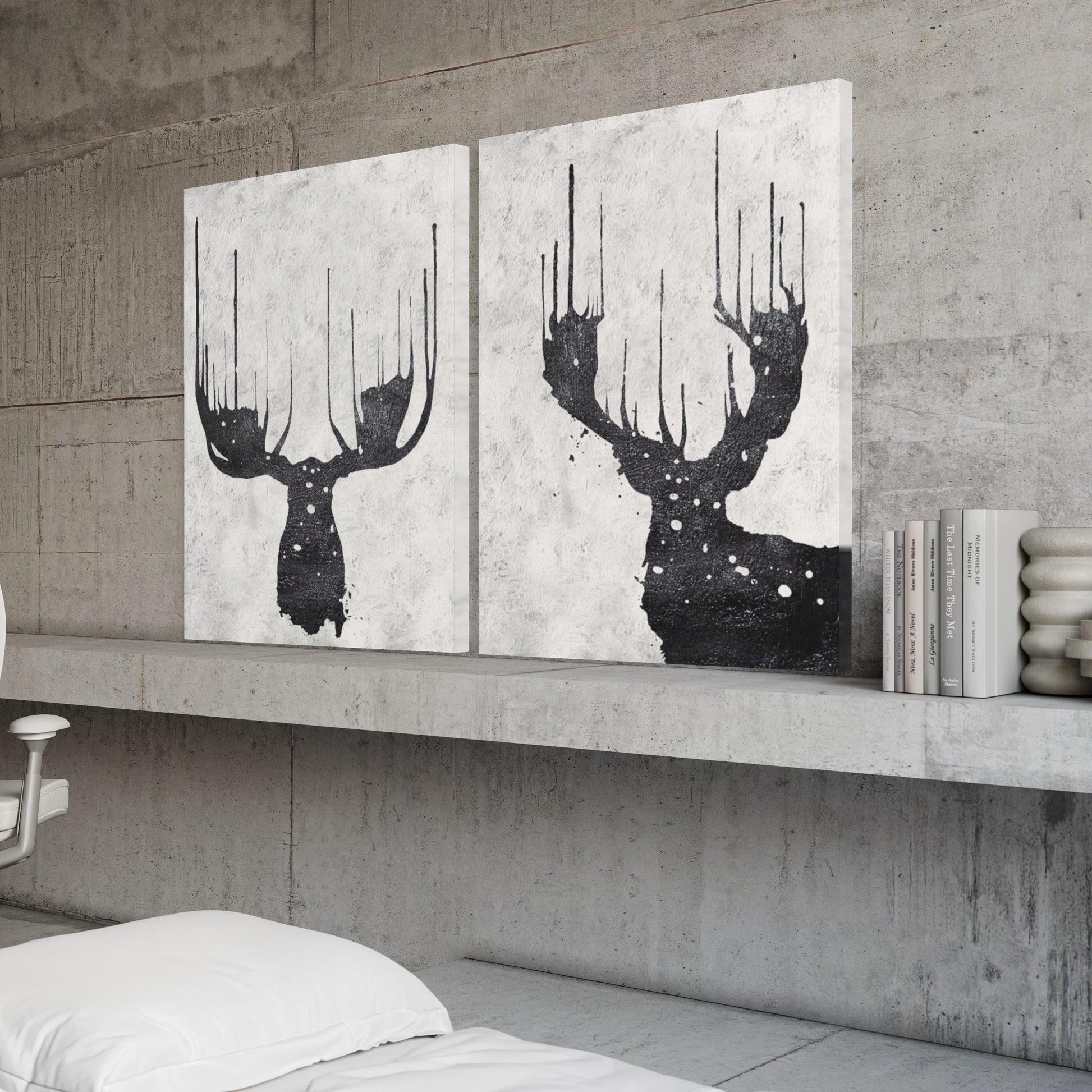 Abstract Deer in Motion - Zelly Collection