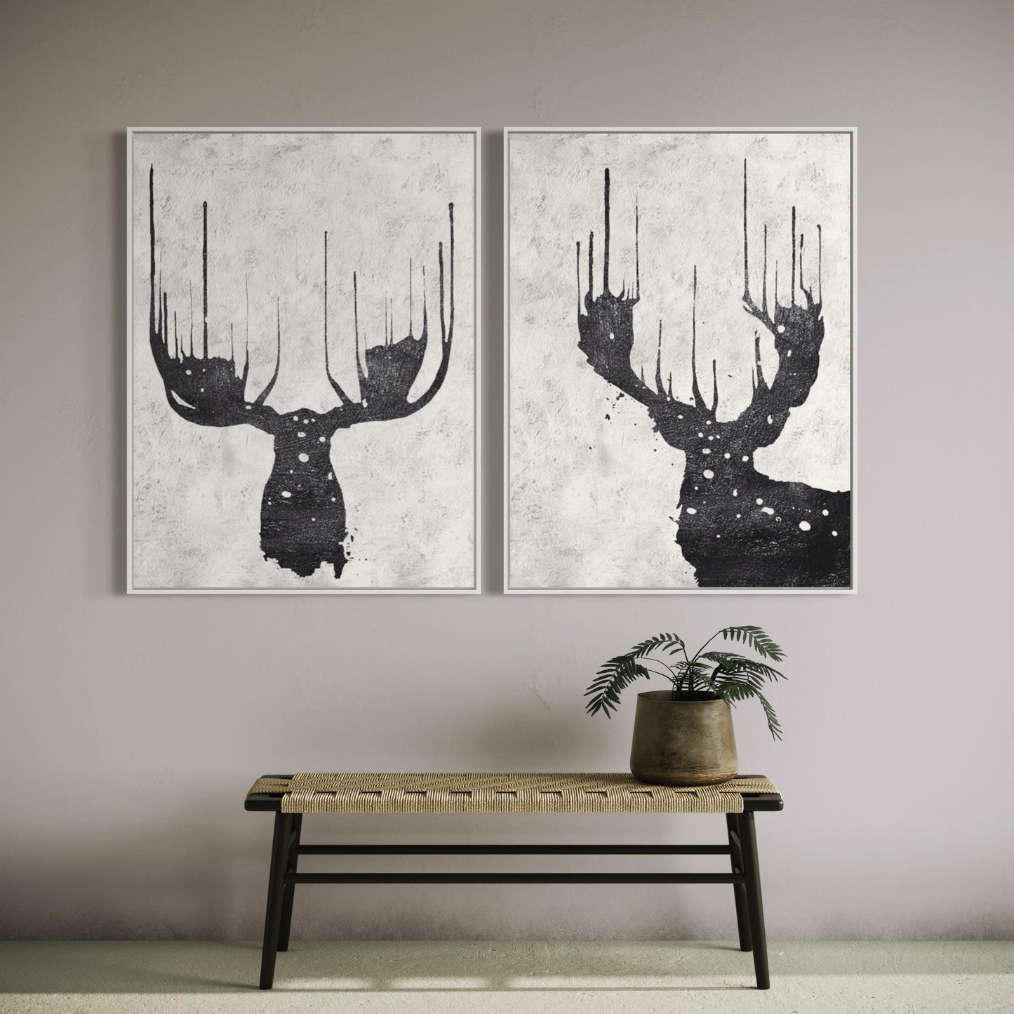 Abstract Deer in Motion - Zelly Collection