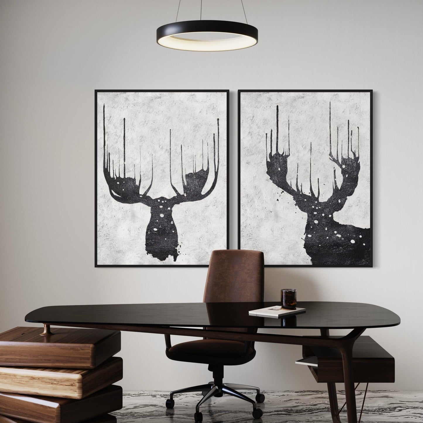 Abstract Deer in Motion - Zelly Collection