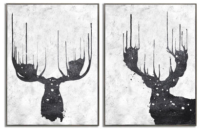 Abstract Deer in Motion - Zelly Collection