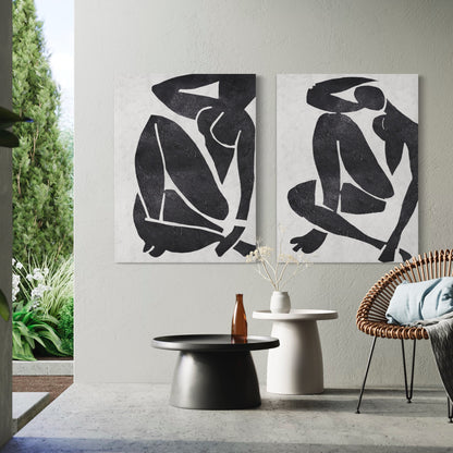 White and Black Wall Art