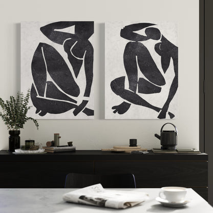 White and Black Wall Art