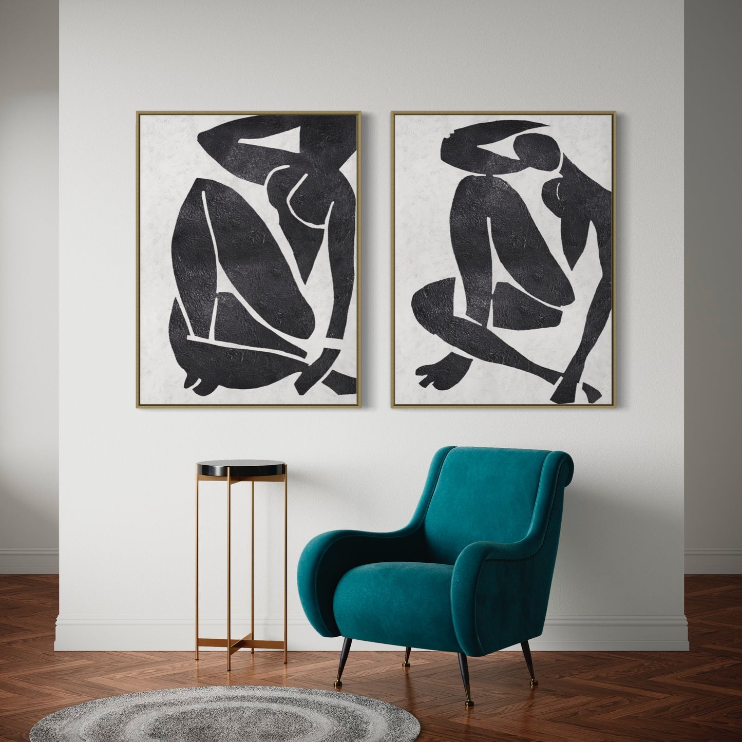 White and Black Wall Art