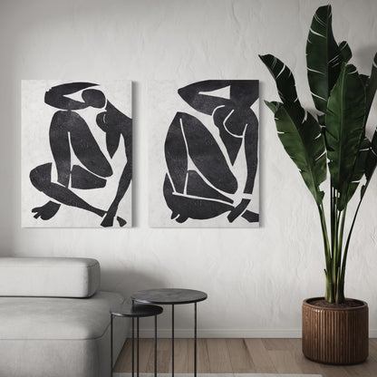 White and Black Wall Art