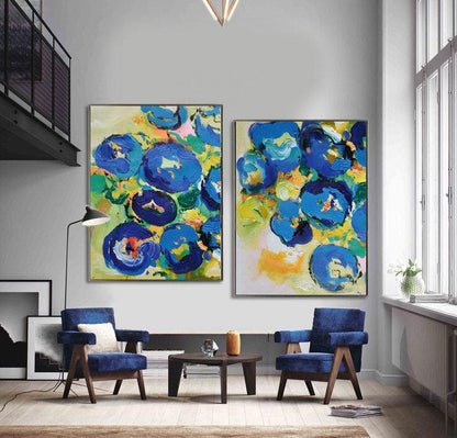 Vivid Embrace: Abstract Passion Pairing - Zelly Collection