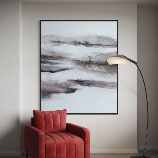 Ethereal Elegance: Minimalist Abstraction-Large Painting - Zelly Collection