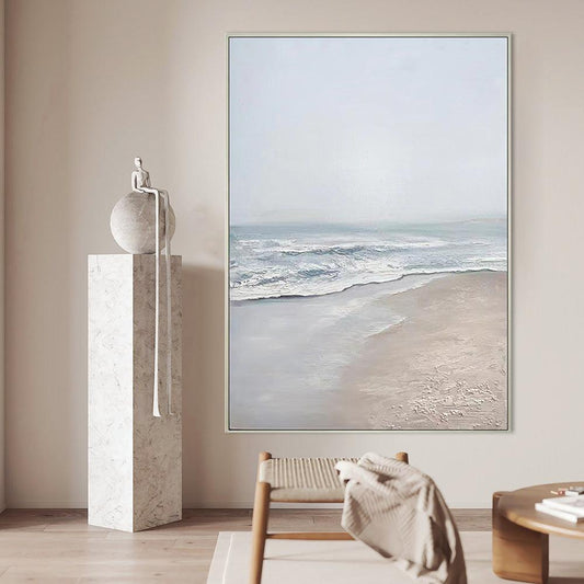 Seascape Serenity: Oceanic Rhythms Artwork - Zelly Collection