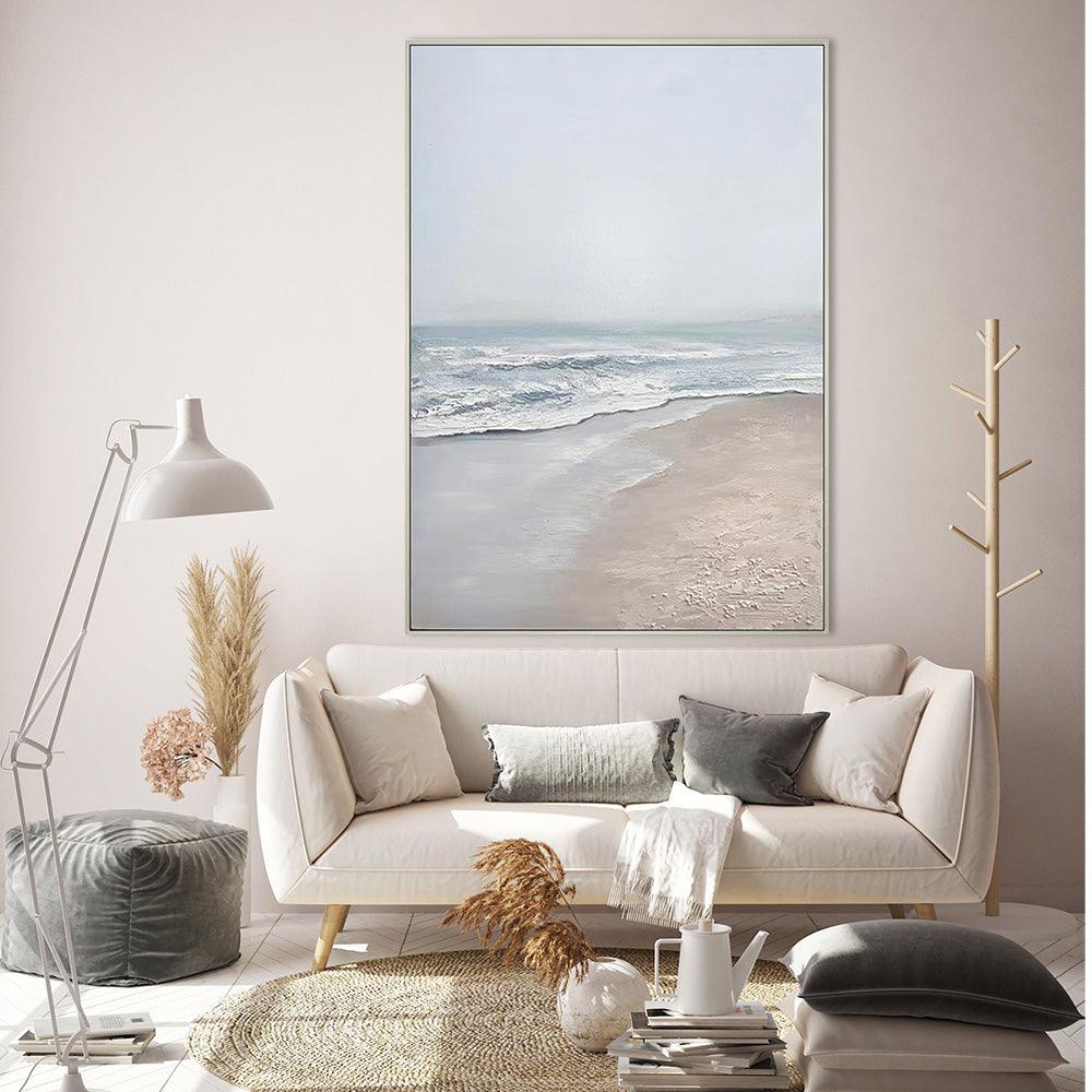 Seascape Serenity: Oceanic Rhythms Artwork - Zelly Collection