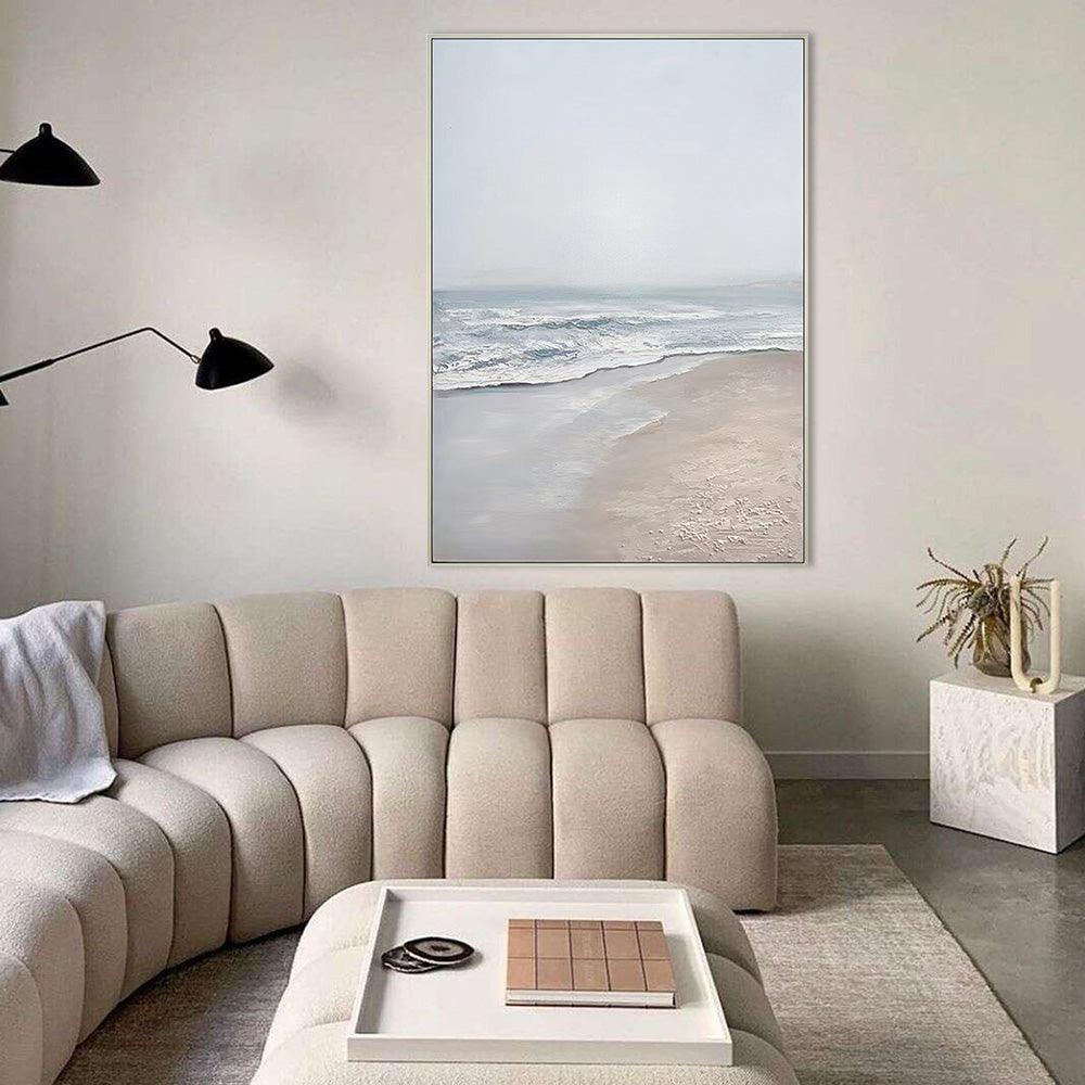 Seascape Serenity: Oceanic Rhythms Artwork - Zelly Collection