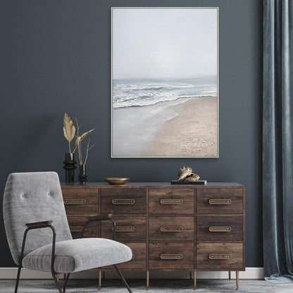 Seascape Serenity: Oceanic Rhythms Artwork - Zelly Collection