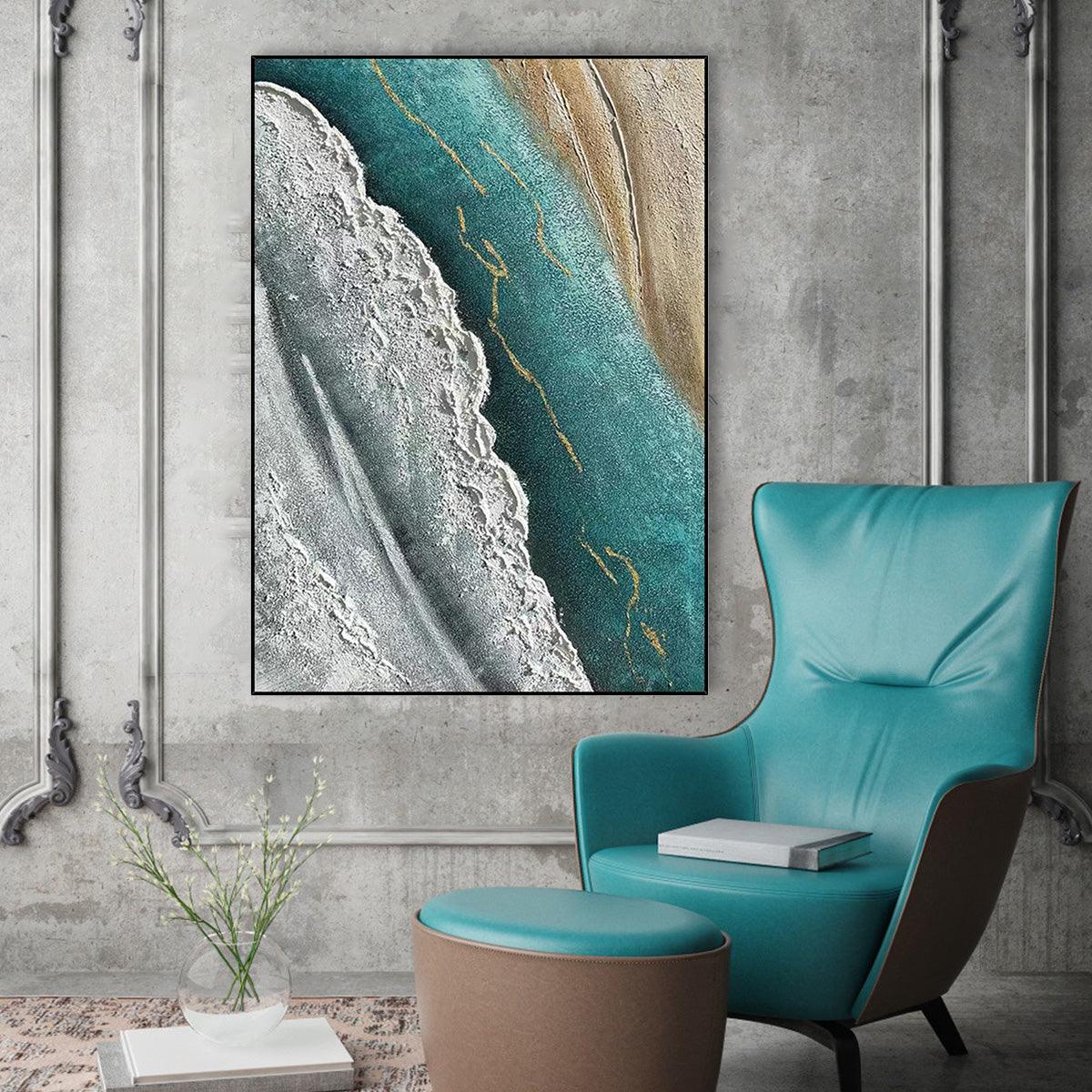 Sea View: Abstract Relaxing Breeze II - Zelly Collection